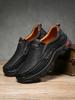 Fashion New Arrival Leather Men Loafers Comfy Handmade Men's Casual Shoes Outdoor Male Hiking Footwear Slip-on Treking Flats Moccasins