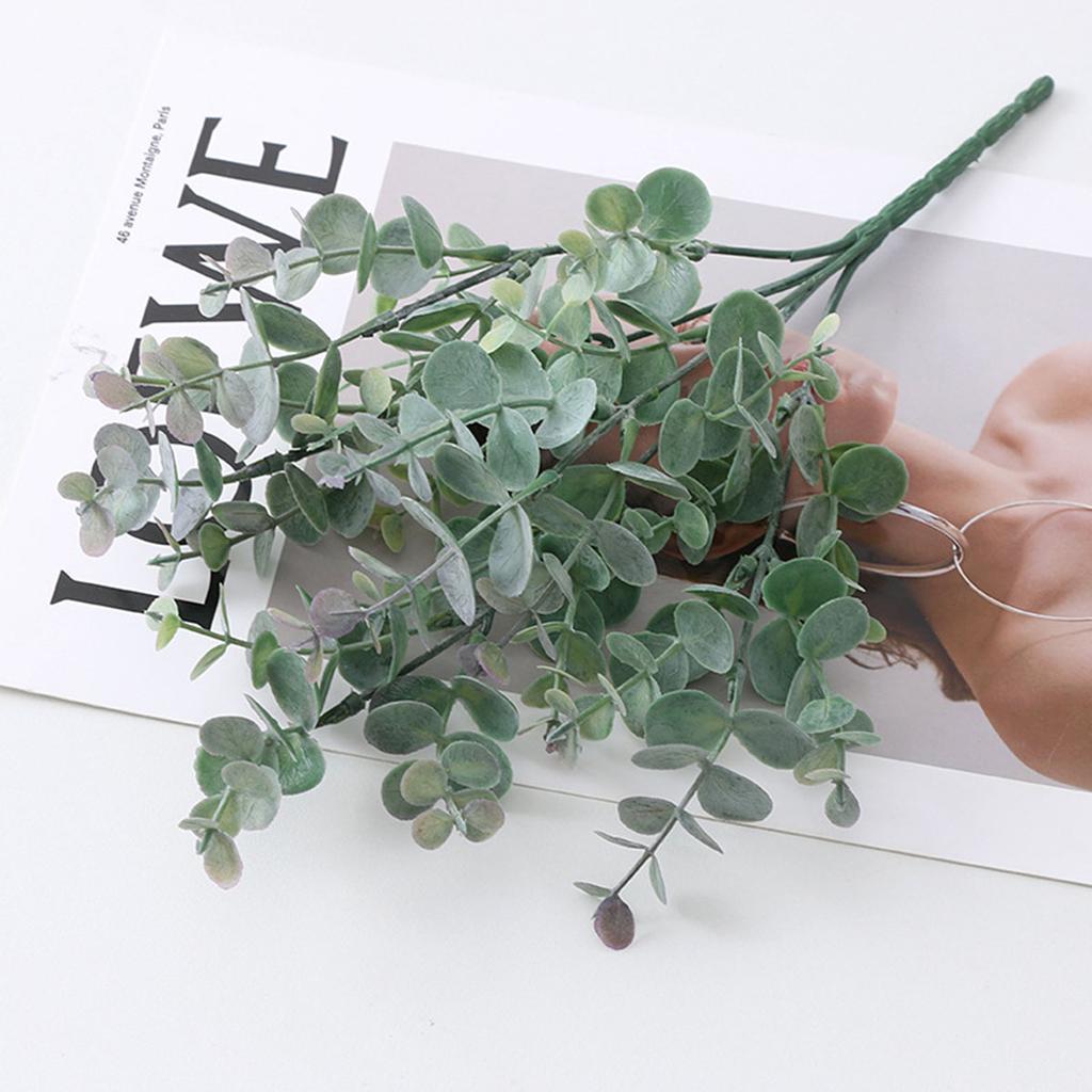 Artificial Plants Plastic Twigs Green Grass Fake Plants Twigs Leaves Grass Flower Arrangement Wedding Party Home Decor