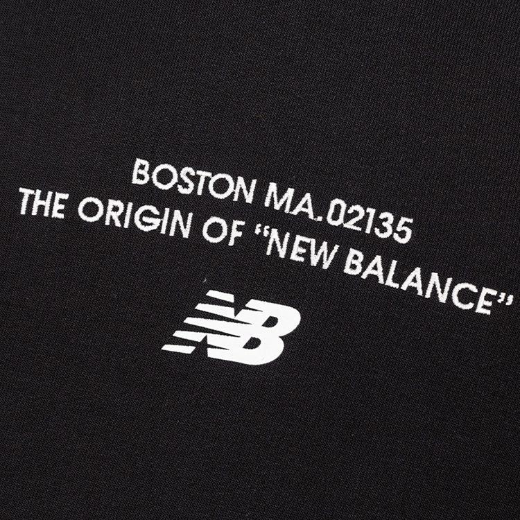 New Balance Sweatshirts Unisex Black Hooded Moderate Other 5CC39593-BK