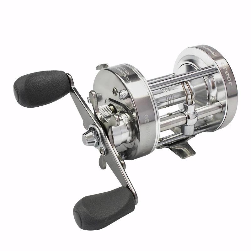 All Metal Super Strong Drum Trolling Fishing Reel High Quality Saltwater Double Brake Drum Wheel Casting Coil Max Drag 20kg LS