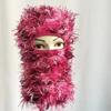 Single Hole Knitted Mask Party Funny Acrylic Yarn Balaclava Hat Outdoor Warm Head Cover