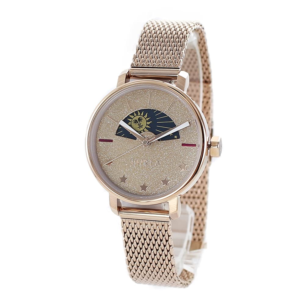 FURLA Rose Gold Mesh Belt REA Collection R4253118505 Watch [Furla] Women s [Item]