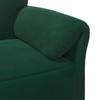 2 Seater Sofa in Dark Green 138 x 83 x 95 cm Velvet