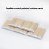 100Pcs Double Ended Precise Beauty Cotton Swabs User Friendly Wooden Stick Makeup Tool for Professional Correction Use
