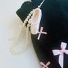 Fashionable Ballet Shoe Keychain Charm with Pearls Ribbon Designs Lovely and Stylish Accessory Portable for Girls