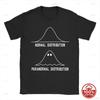 2026 Math Statistics Normal Distribution Paranormal Teacher Tshirt Unisex Summer Soft Cotton Loose Tshirt Oneck Short Sleeve Y2k