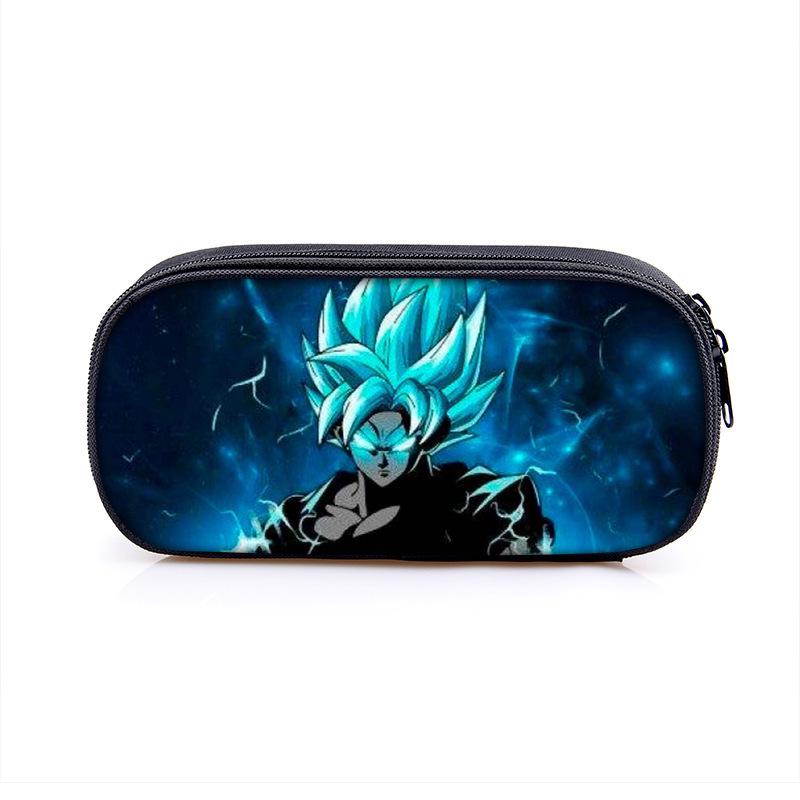 Dragon Ball Vertical Pencil Case - Kids' Stationery Bag with Polyester Design