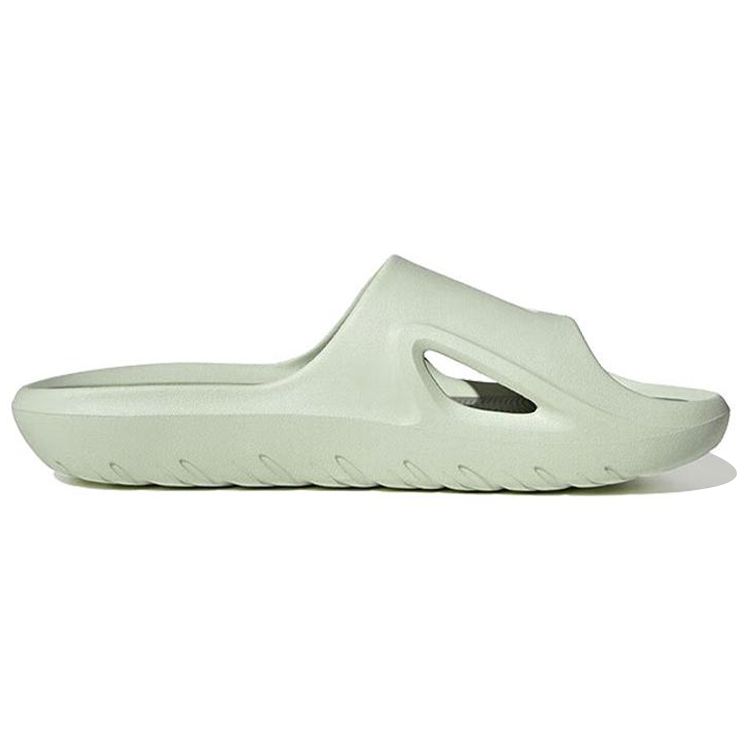adidas Adicane Logo Unifarbene Gummisohle Badeschuhe Unisex Sandalen Grün IE0159