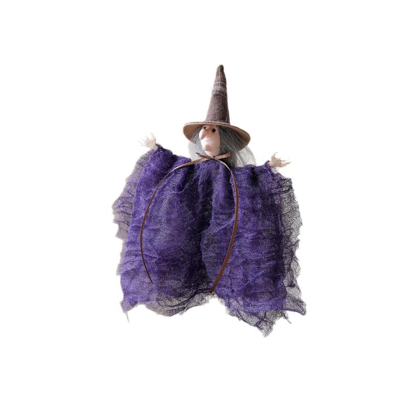 

Scary Hanging Ornaments Kitten Witch Hanging Decoration For Home Garden Shelf Indoor and Outdoor Decoration