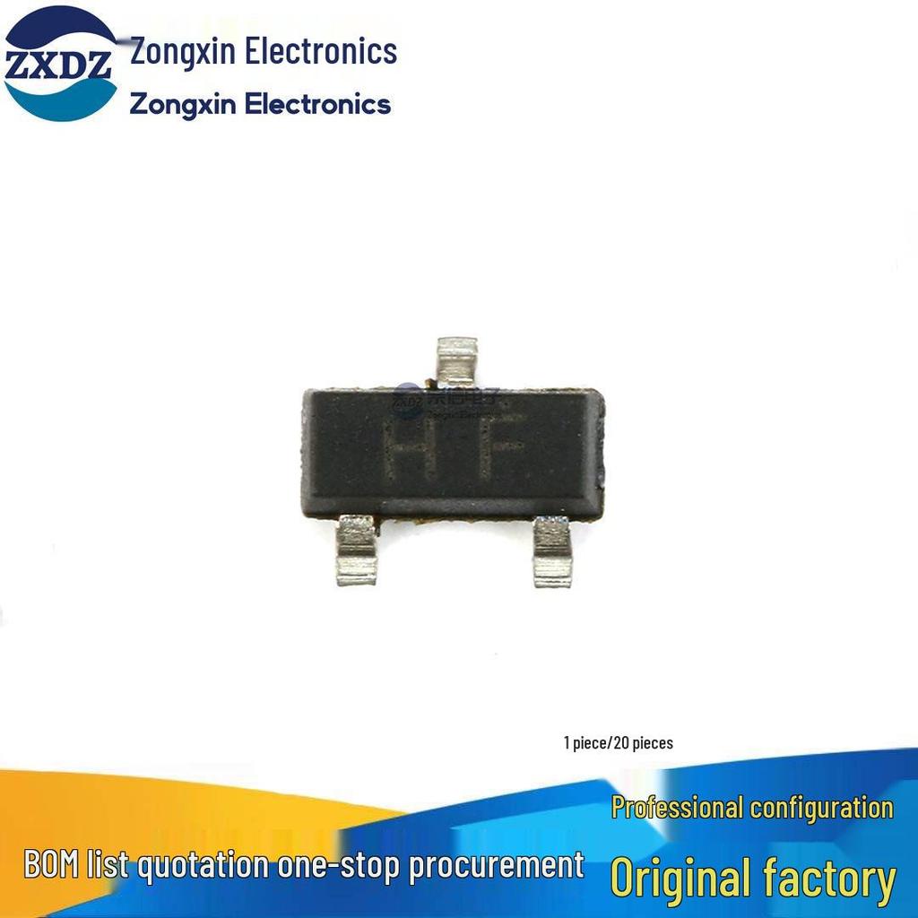 Genuine C1815 HF SOT-23 NPN Transistor, 50V/150mA, Surface Mount, 20 pcs.