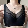Underwear Women's Thin Soft Steel Ring Anti Sagging Breast Full Cup Support Gathering and Adjusting Bra