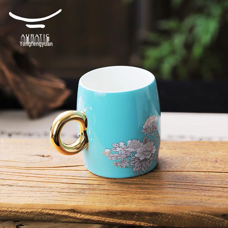 Auratic Ink Peony Ceramic Mug