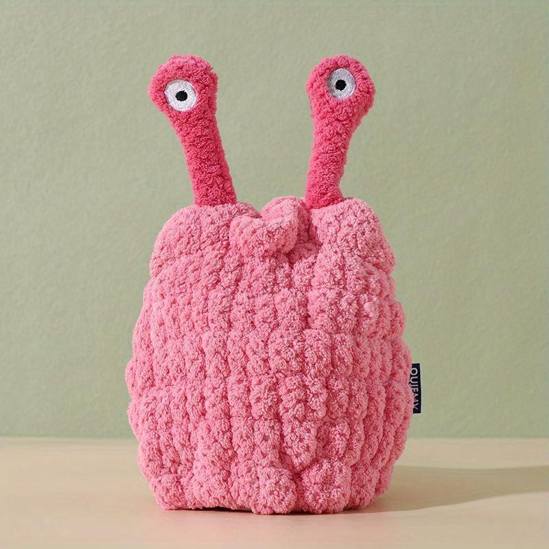 

1 шт. Быстросохнущее микрофибровое полотенце-обертывание для волос для женщин - Ультрамягкий, впитывающий тюрбан из трикотажа, подчеркивающий локоны, идеально подходит для влажных волос, полиэстер, нормальный тип волос 1pc розы красного