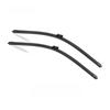 24"+19" Push Button Frameless Wiper Blades 2PCS for A-Class W176, B-Class W246, CLA C117, GLA X156, A1 8X, F20