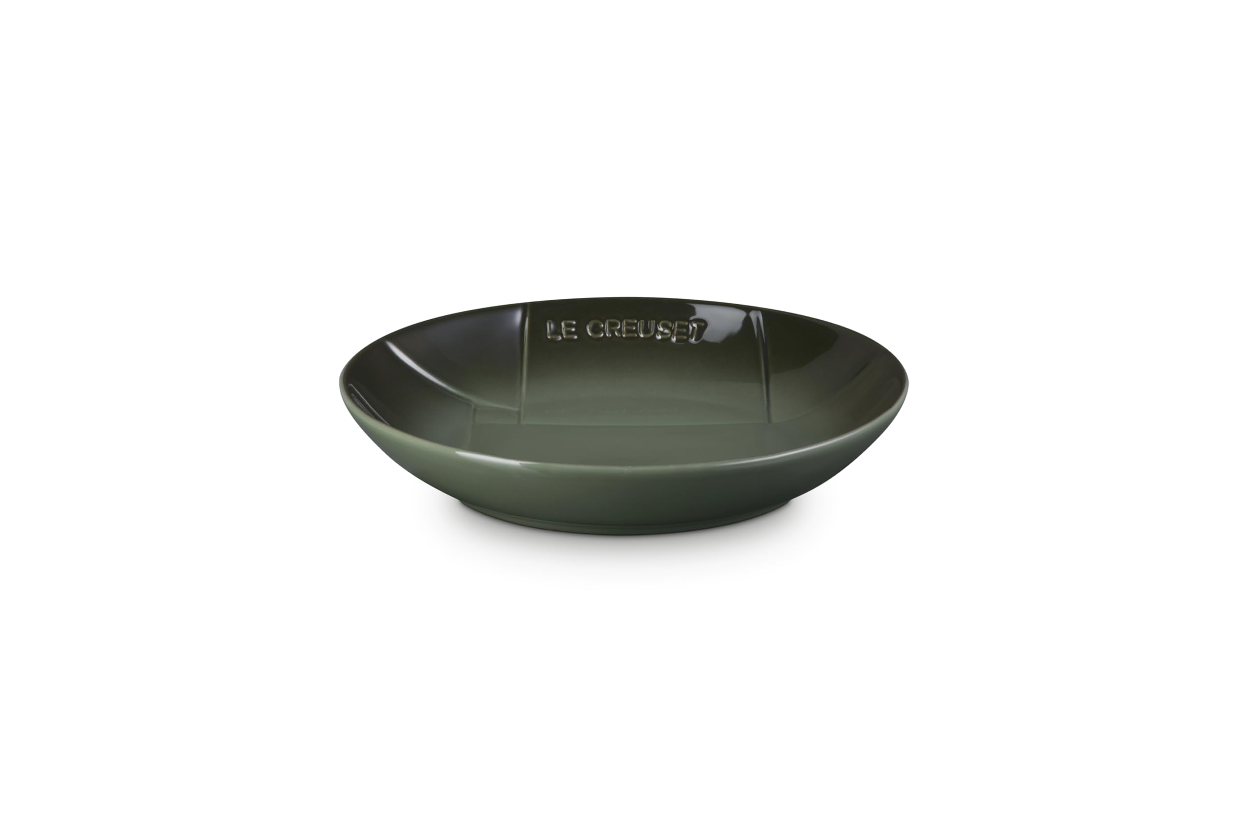 

Le Creuset Deep Mesh Round Dish, 22cm, Thyme Design, Heat and Cold Resistant, Microwave and Oven Safe [Official Japanese Product]