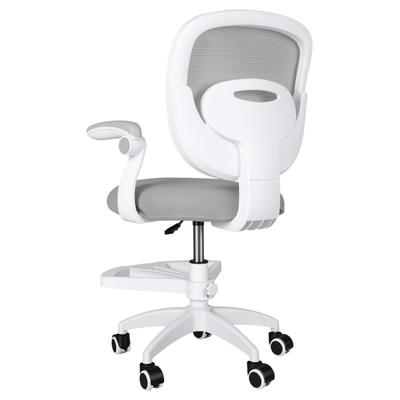 Kid Desk Chair Upgraded Children with Flipped Armrest and Footrest, Height Adjustable Swivel Learning Kids Computer Chair, Study for Home, School