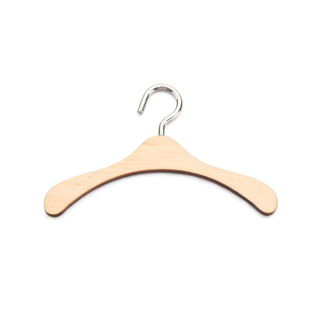 Zubehör Kleidung für Puppen Kleiderorganizer Holz-Kleiderständer Kleiderbügel Schalhalter