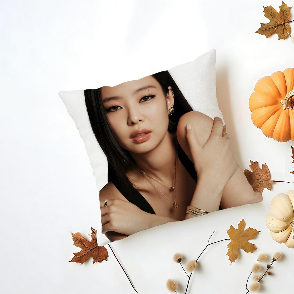 

JJennie Cushion Cover Washable Linen Pillowcase Soft for Daily Sofa Bed Home Room Decor 30x30cm