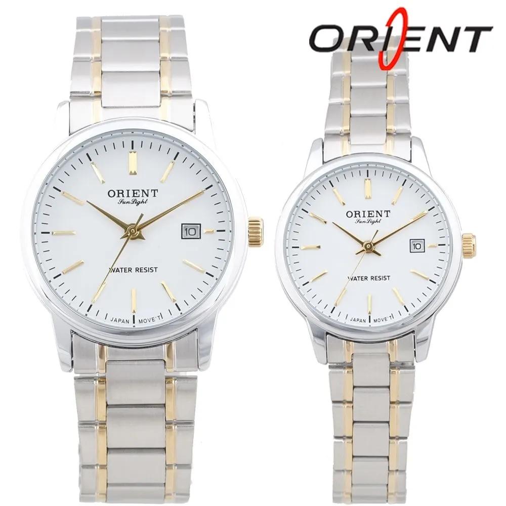 Orient Modern Classic Men's/Women's Couple Wristwatch OT901MB/OT901FB