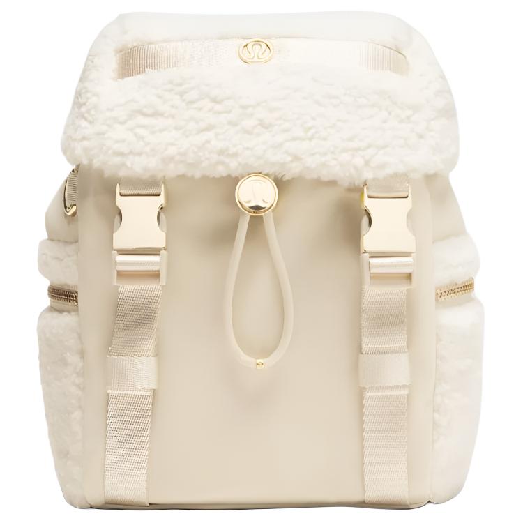 Lululemon Wunderlust 3L Brand Logo Mini Backpack Women Backpack Ivory LU9CWXS-NAT/LTIV Ivory