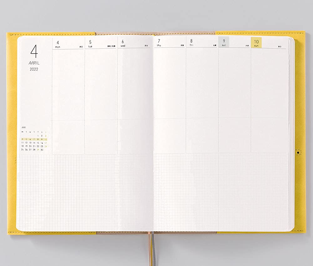 [Starting in January] SUNNY SCHEDULE BOOK weekly 2022 mauve pink