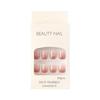 Icy Transparent Southern Pomelo Polka Dot Gradient False Nail Art Tips