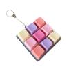 Tastatur Fidget Schlüsselanhänger 9 Tasten Tragbar Clicker Sensorisches Spielzeug für Teenager Erwachsene Büro Zuhause