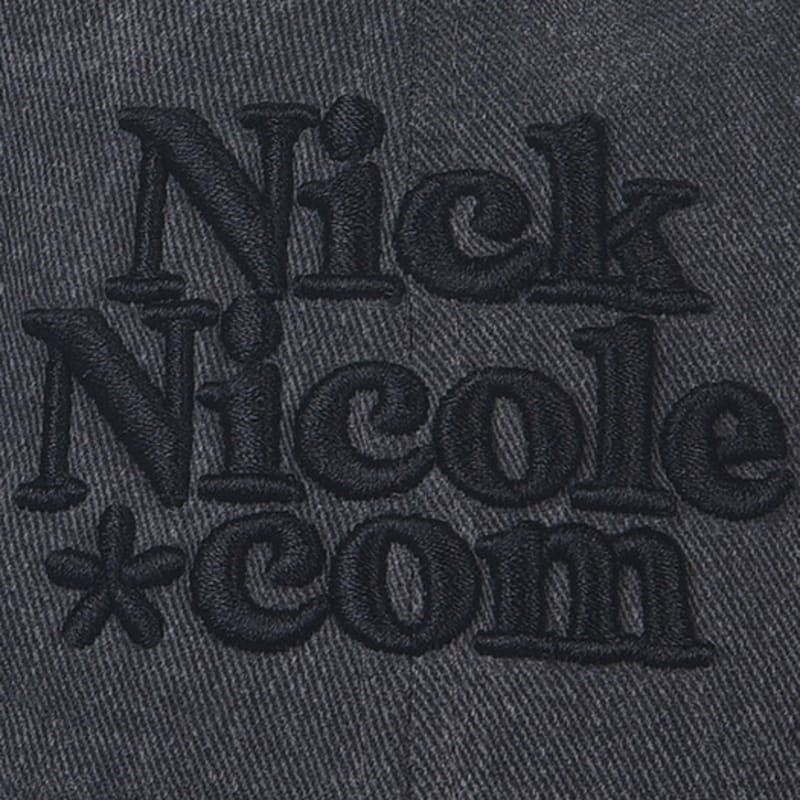 NICK&NICOLE NN DOTCOM SIGNATURE BALL cap_DENIM CHARCOAL