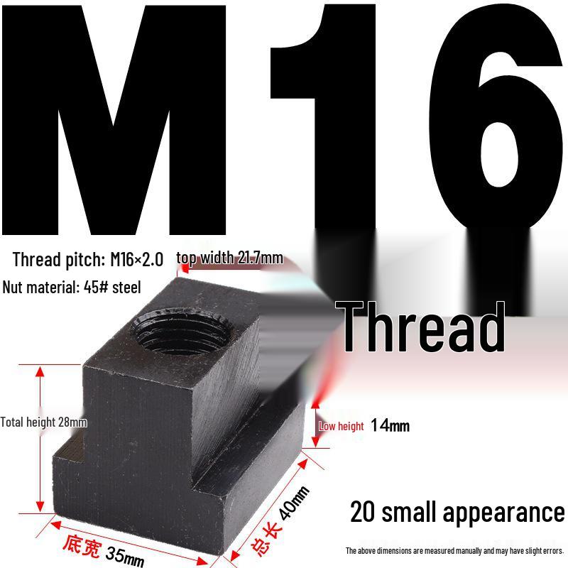 Kangfei 45# Steel T-Nut for M6-M20 Bolts