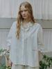 Mwimwieleu Lace-Up Loose Fit Blouse Mu2633Bl303M