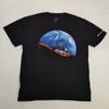 SpaceX Erde Astronaut Raumschiff Grafik Herren Medium Schwarz Klassisches Unisex T-Shirt