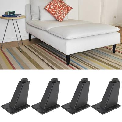 4~16 Pcs Adjustable Metal Furniture Leg Sofa Bed Table TV Cabinet Legs Non-Slip Support Foot Furniture Feet Thick Aluminum Alloy
