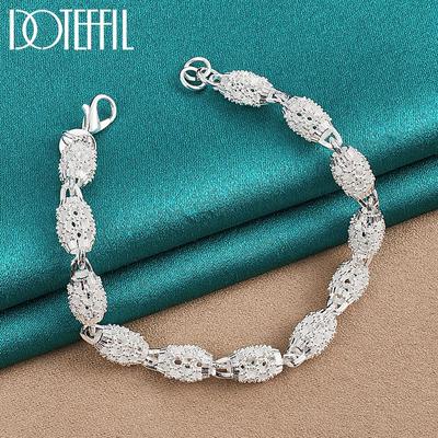 Joyería de pulsera con dijes de plata de ley 925