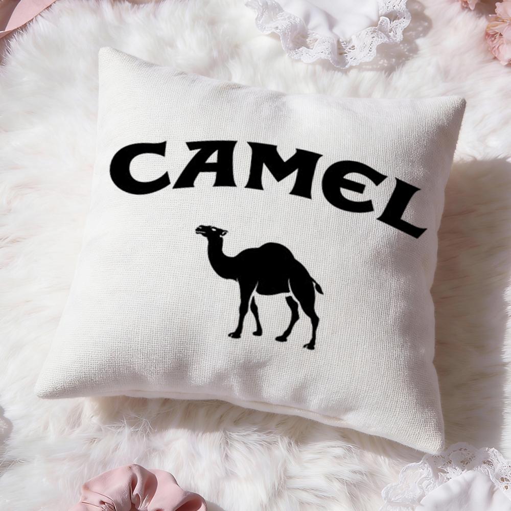 

Luxury C-Camel Cushion Cover Premium Comfort Reversible Pillow Cove -Two in One Design for Any Room & Car Interior 30cmx30cm