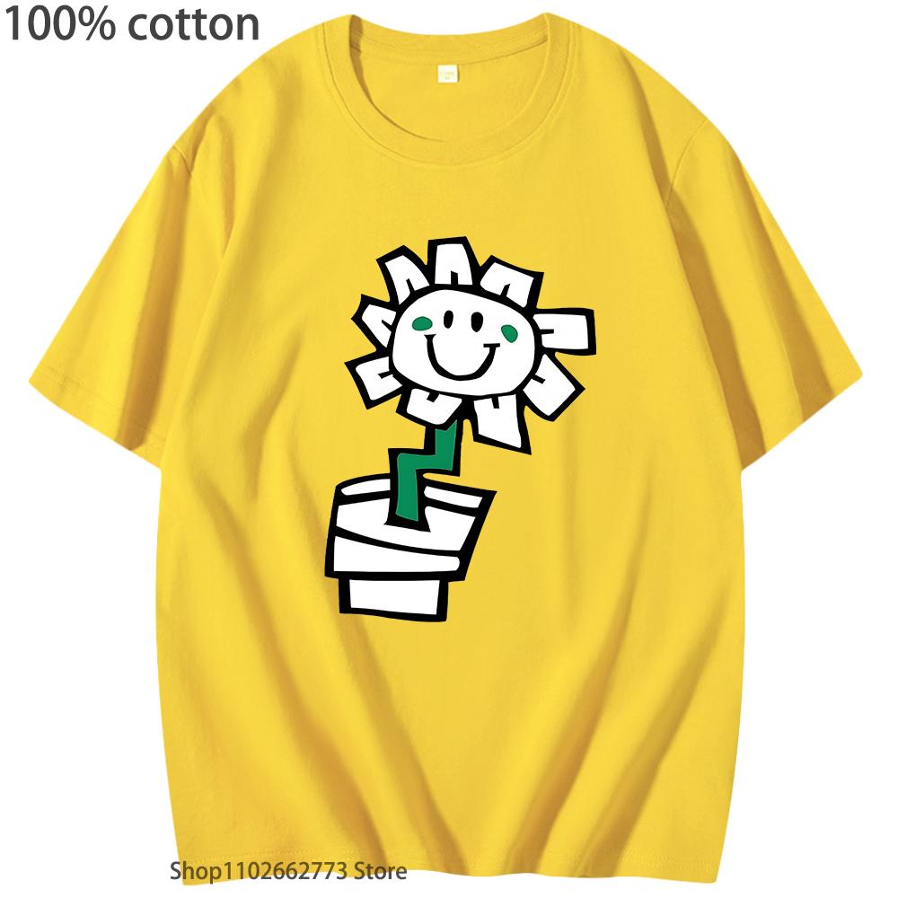 G-green Day Rock Tshirt Kerplunk Flower T-Shirts for Women/Men T Shirt Rock Tees 100%Cotton Summer Clothing Unisex Y2k