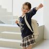  Olivan  School Symbol Skirt Top And Bottom Suit  Navy 