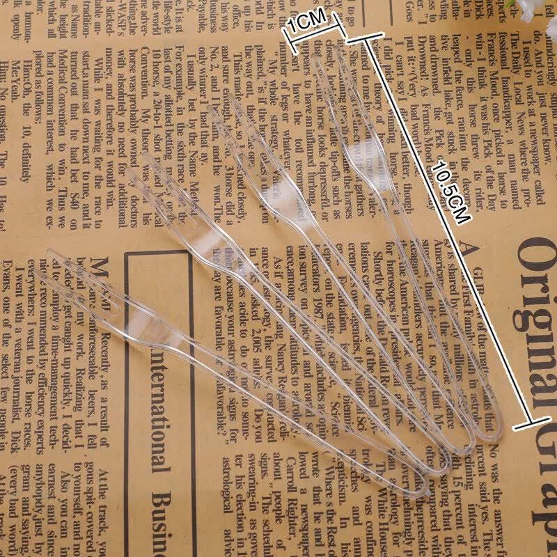 Disposable Individually Wrapped Fruit & Dessert Forks