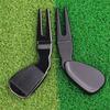Golfs Balls Marker Alloy Curved Spit for Men Women Golfer Golfs Accessory Golf Divot Repair Tool Golf Green Divot Tool