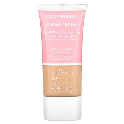 Clean Fresh, Skin Milk Nourishing Foundation, 550 Light/Medium, 1 fl. oz. (30 ml)