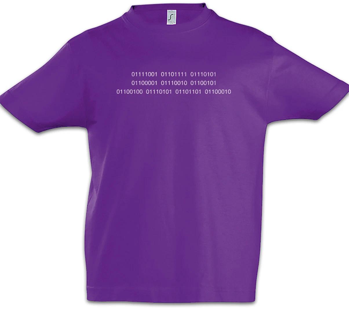 You Are Dumb Boys T-Shirt Fun Geek Nerd Binary Code Programmer Computer Science 140