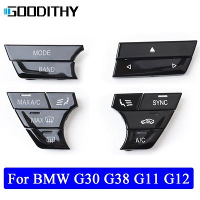 Car Accessoires 12/Set Dash Console AC Air Vent Control Push Button Cover Keys Replacement For BMW 5 7 Series G30 G38 G11