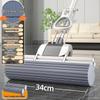 Large Absorbent PVA Roller Mop - Hands-Free, Lightweight Sponge Mop for Household Cleaning