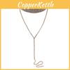 Rhinestone Fashionable Decoration Women Neck Necklace With Tassels Casual For