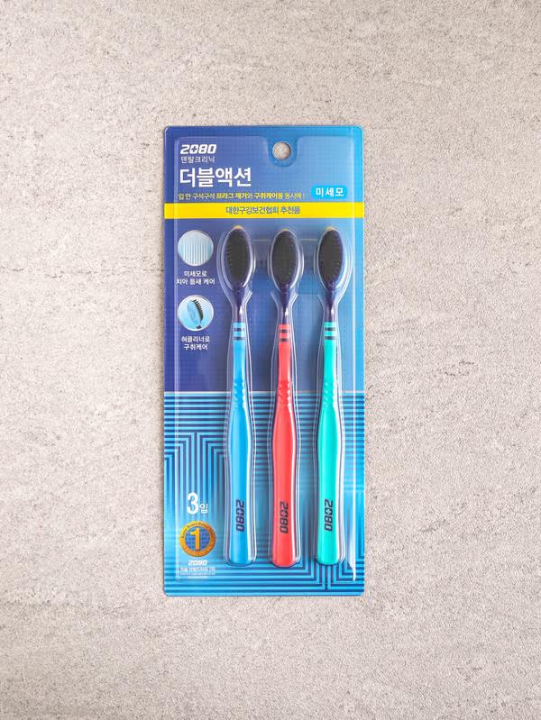 2080 Double Action Toothbrush - Micro Bristles
