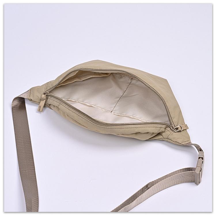 Women Solid Color Dumpling Bun Zipper Inclined Satchel Bag Leisure Sports Canvas Shoulder Crossbody Bags Adjustable Band Strap
