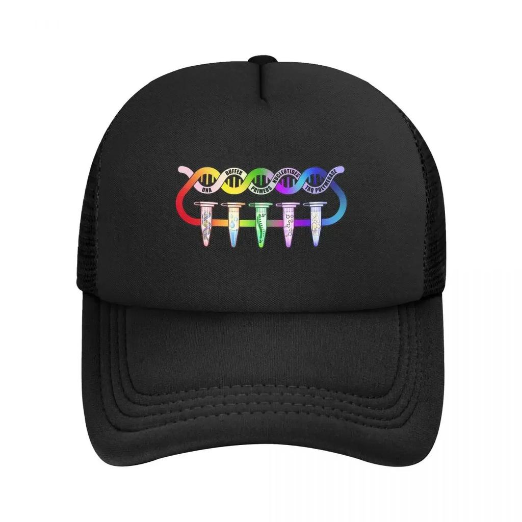 Components Pipette Tubes Biology Science Mesh Baseball Caps Snapback Baseball Hats Casquette Outdoor For Unisexs And Womens