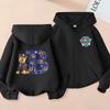 PAW Patrol Child Cardigan Hooded Jacket Cartoon Chase Letters A-Z Printed Polyester Outerwear Summer Casual Clothing Kids Gifts