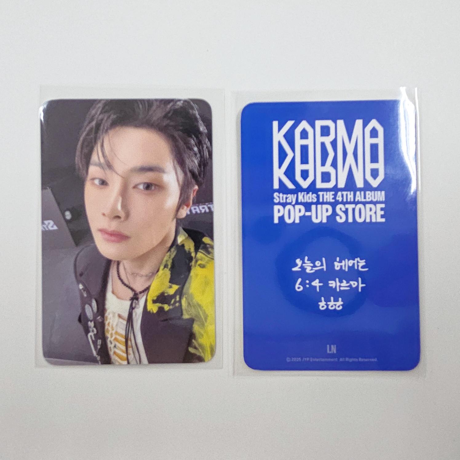 

Stray Kids KARMA POP-UP 2-я неделя ФАН-МАГАЗИН POB Набор фотокарточек I.N