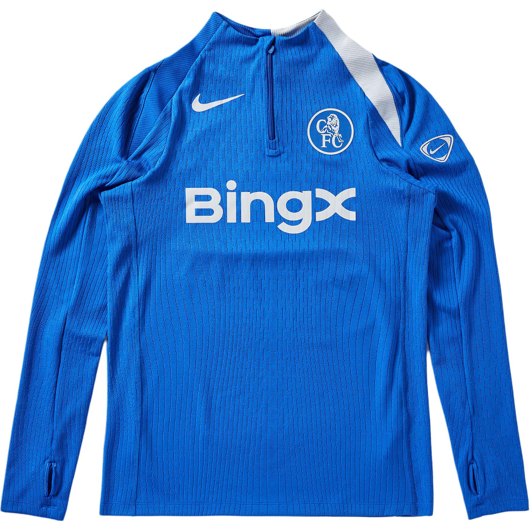 Nike Dri-FIT ADV Chelsea 25/26 Letter Color Block Slim Fit Long Sleeve Football Shirt Men tops HM3276-480 M