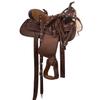 Nyt Syntetisk Western Barrel Racing Hestesadel & Trense Sæt Fås i Alle Størrelser og Farver 12, 13, 14, 15, 16, 17, 18 Tommer